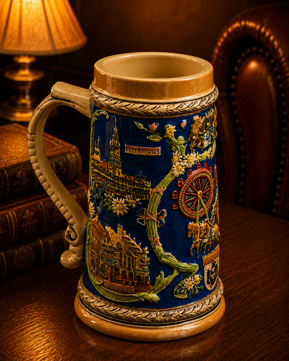 Munich Rathaus - Vintage Stein Beer Mug 