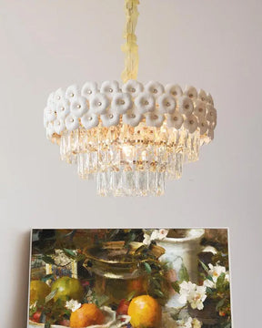  Floral Serenity Chandelier - The Decor Kart 