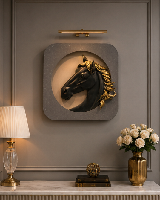 Regal Stallion Decorative Wall Accent