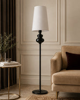 Regalia Black Crown Floor Lamp 