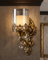 Fleur Crown Wall Light 
