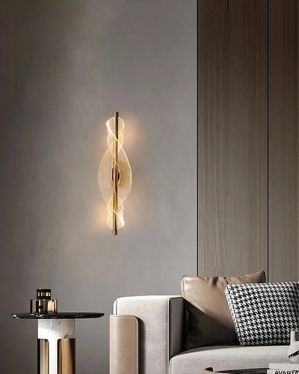 Eclipse Spiral Wall Sconce 