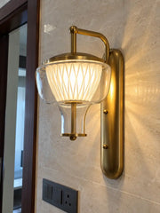 Vesper Geometric Glass Wall Sconce