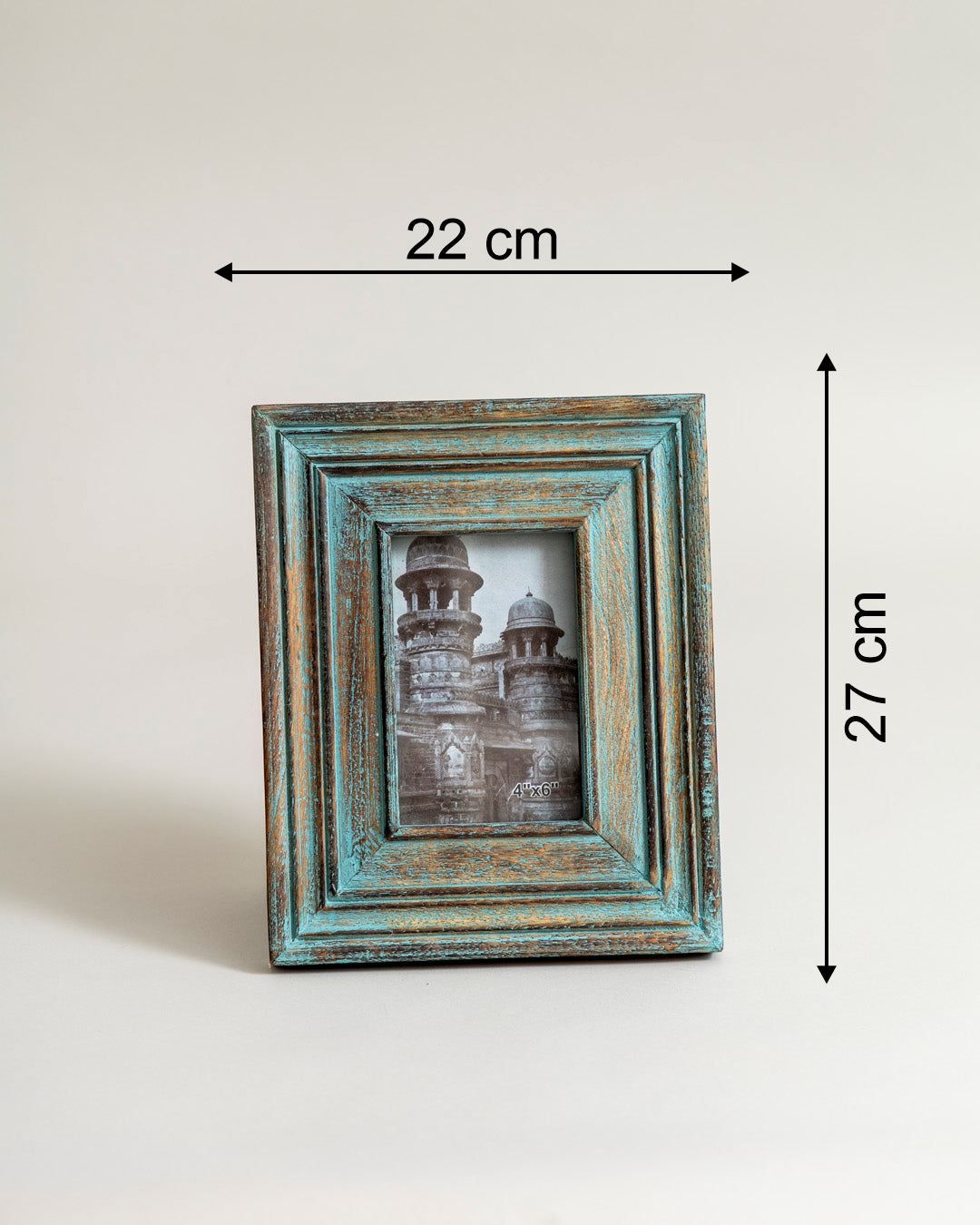 Coastal Turquoise Vintage Photo Frame 