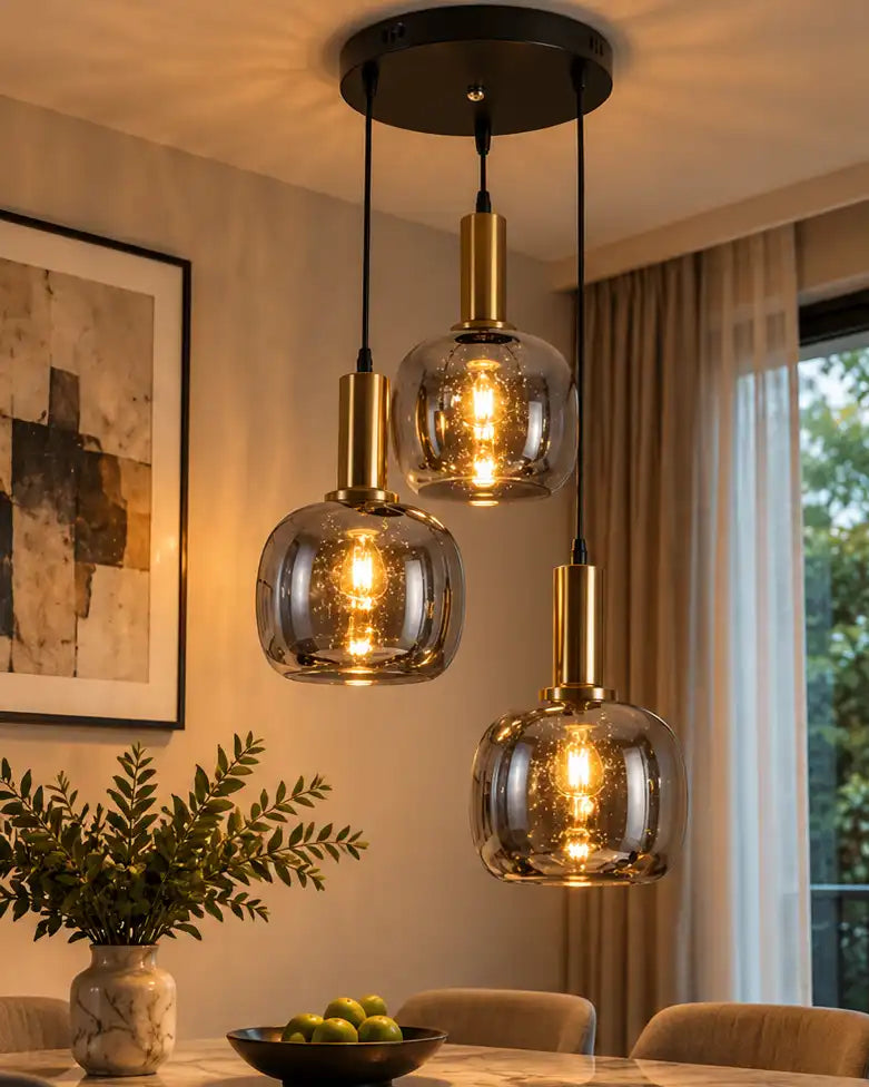 Novaire Celestia Trio Pendant Light