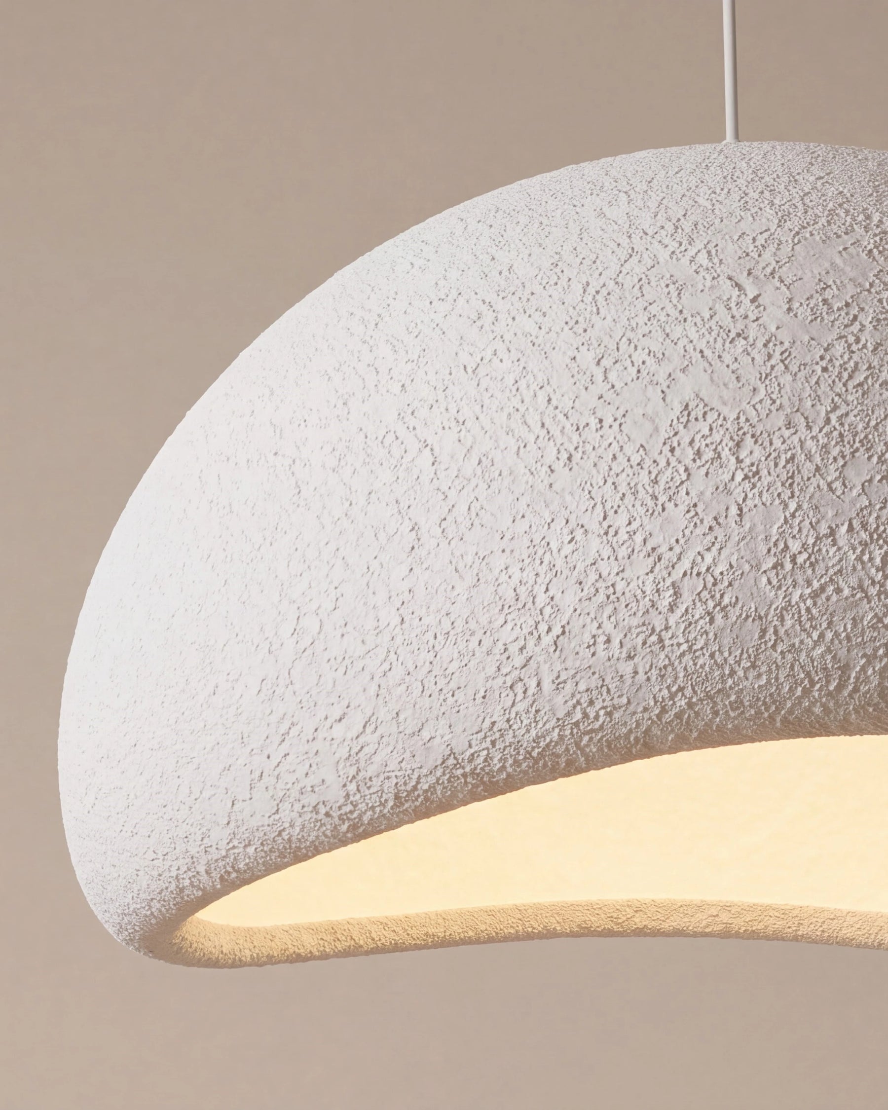 Cloud Dome Pendant Light - White 