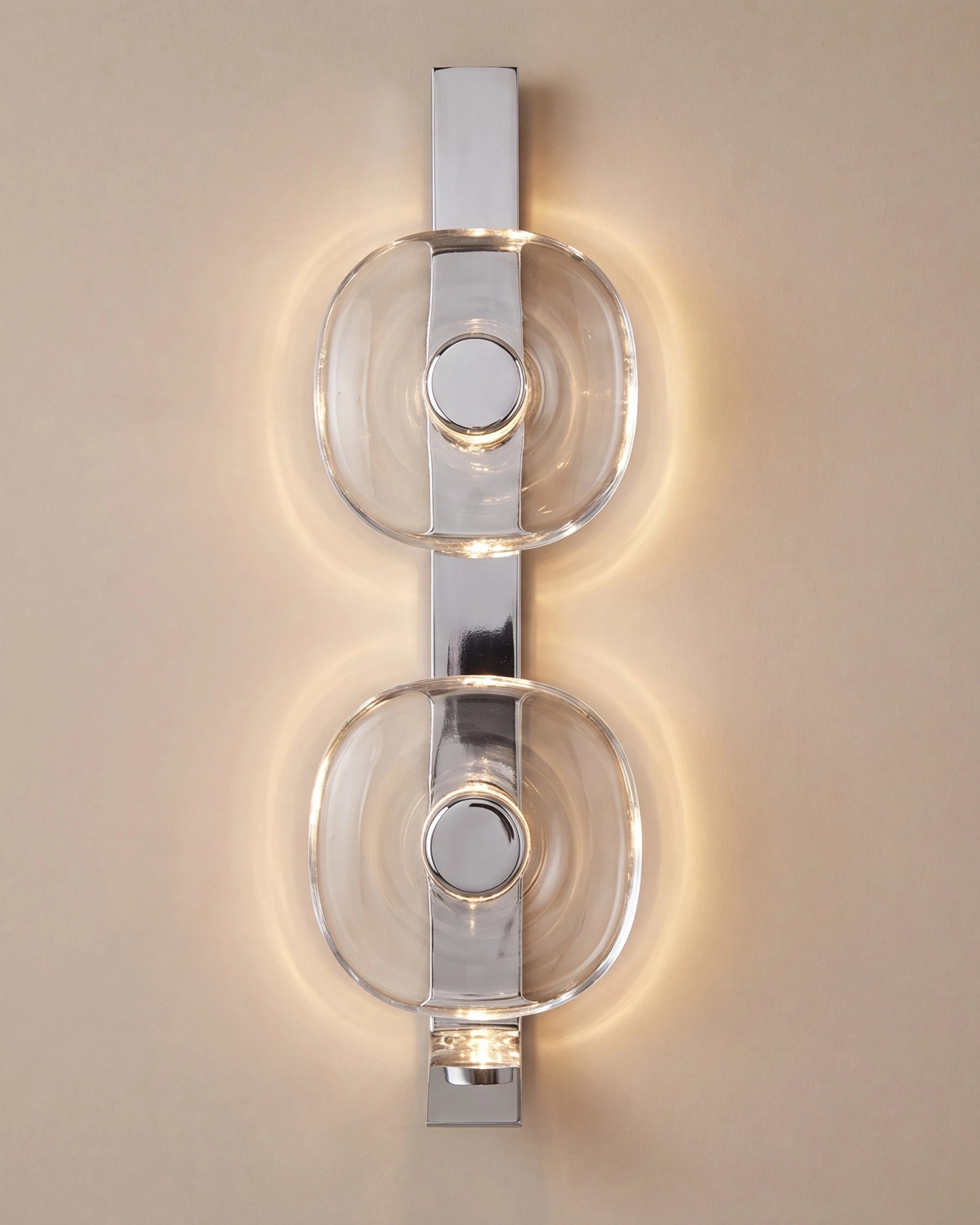 Crystal Disc Wall Sconce