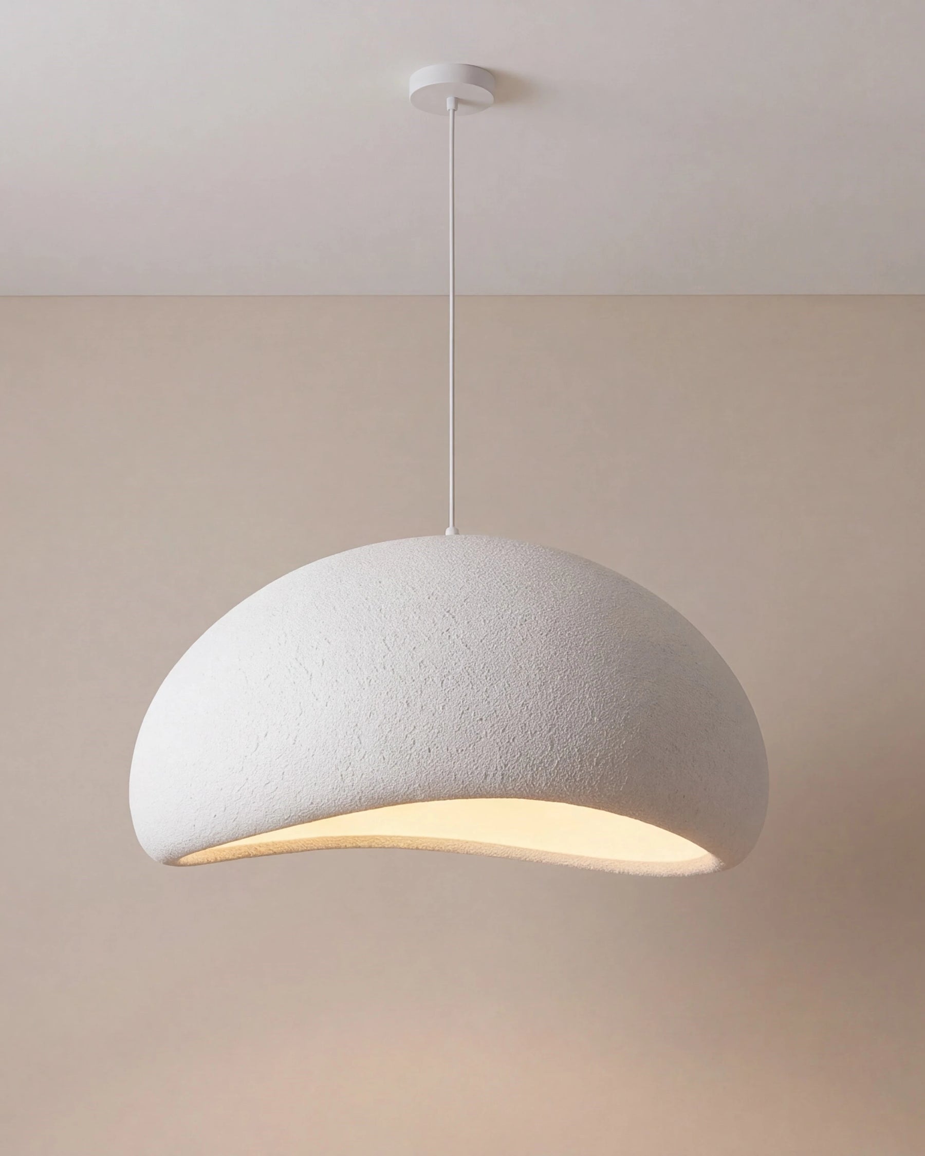 Cloud Dome Pendant Light - White 