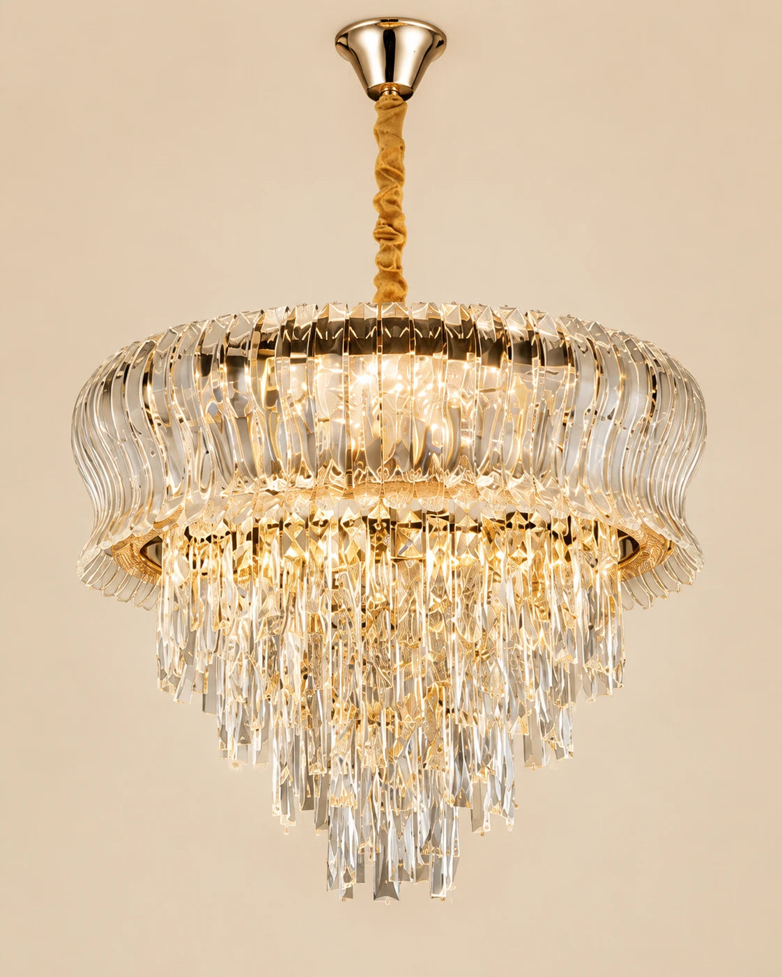 Seraphine Cascade Crystal Chandelier 