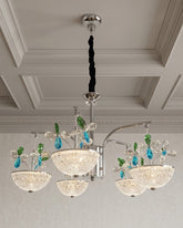 Sapphire Bloom LED Chandelier 