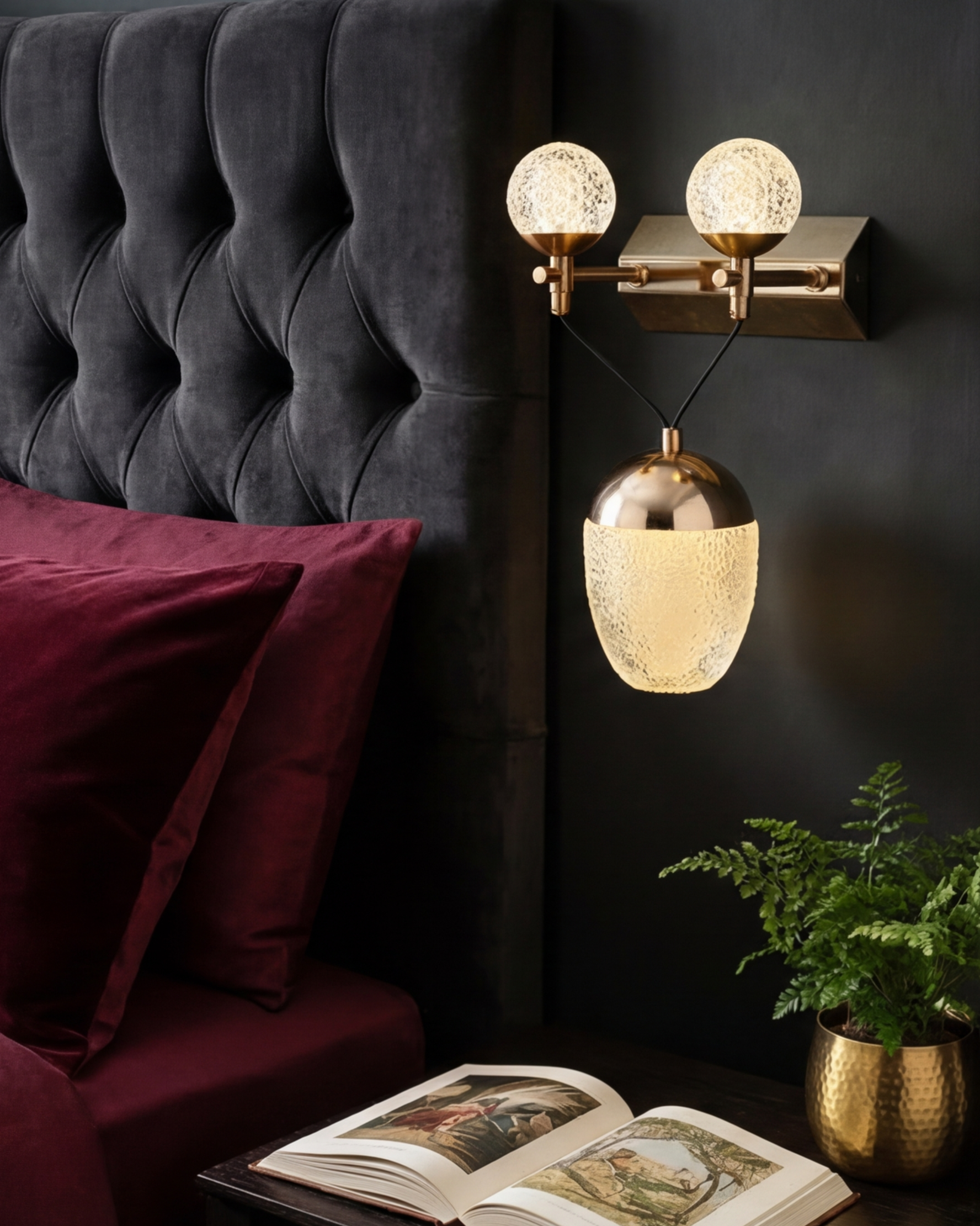 Aurora Triple Glow Wall Light 