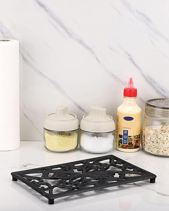 Rustic Charm Cast Iron Trivet 