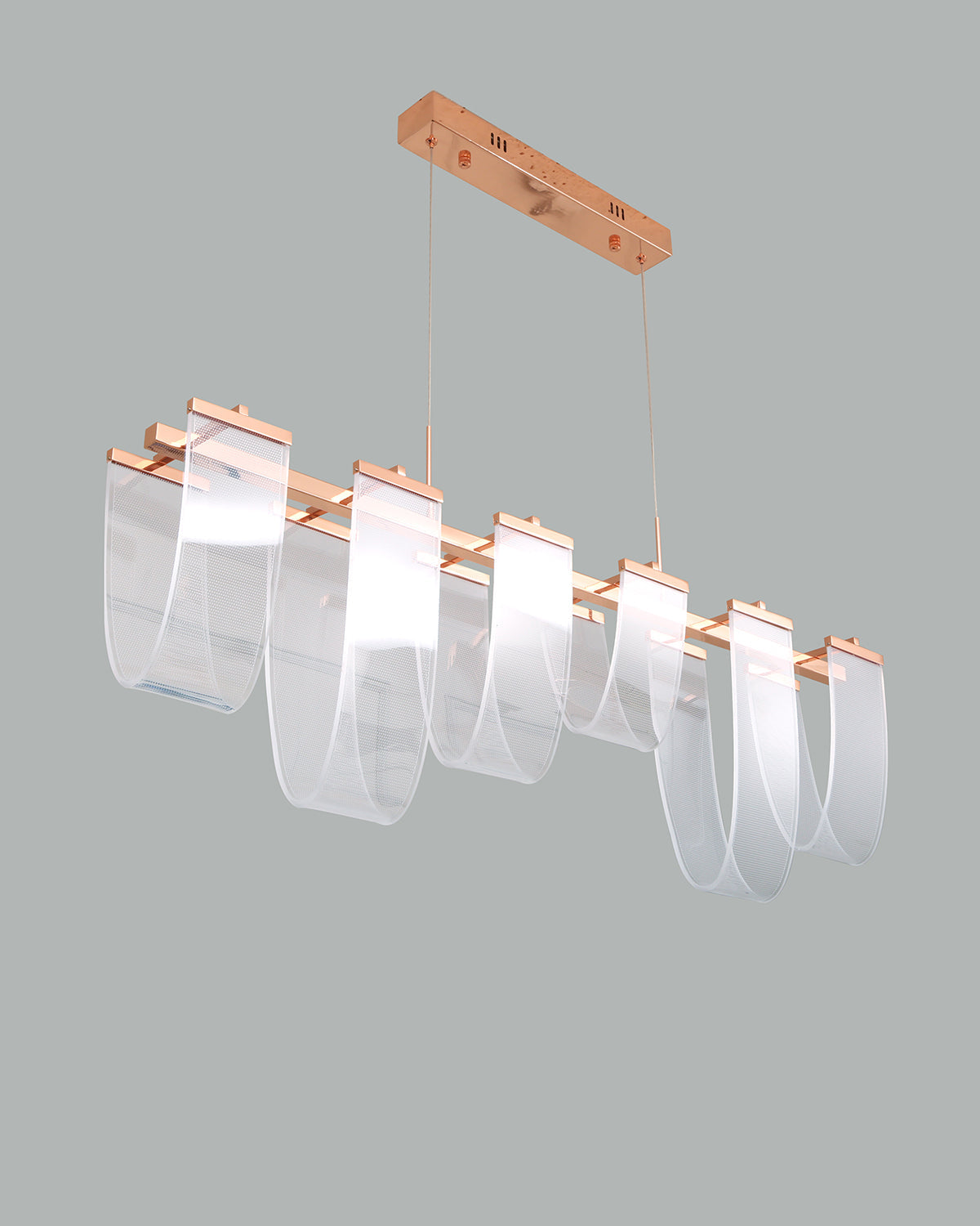 Waveform Elegance Linear Chandelier 
