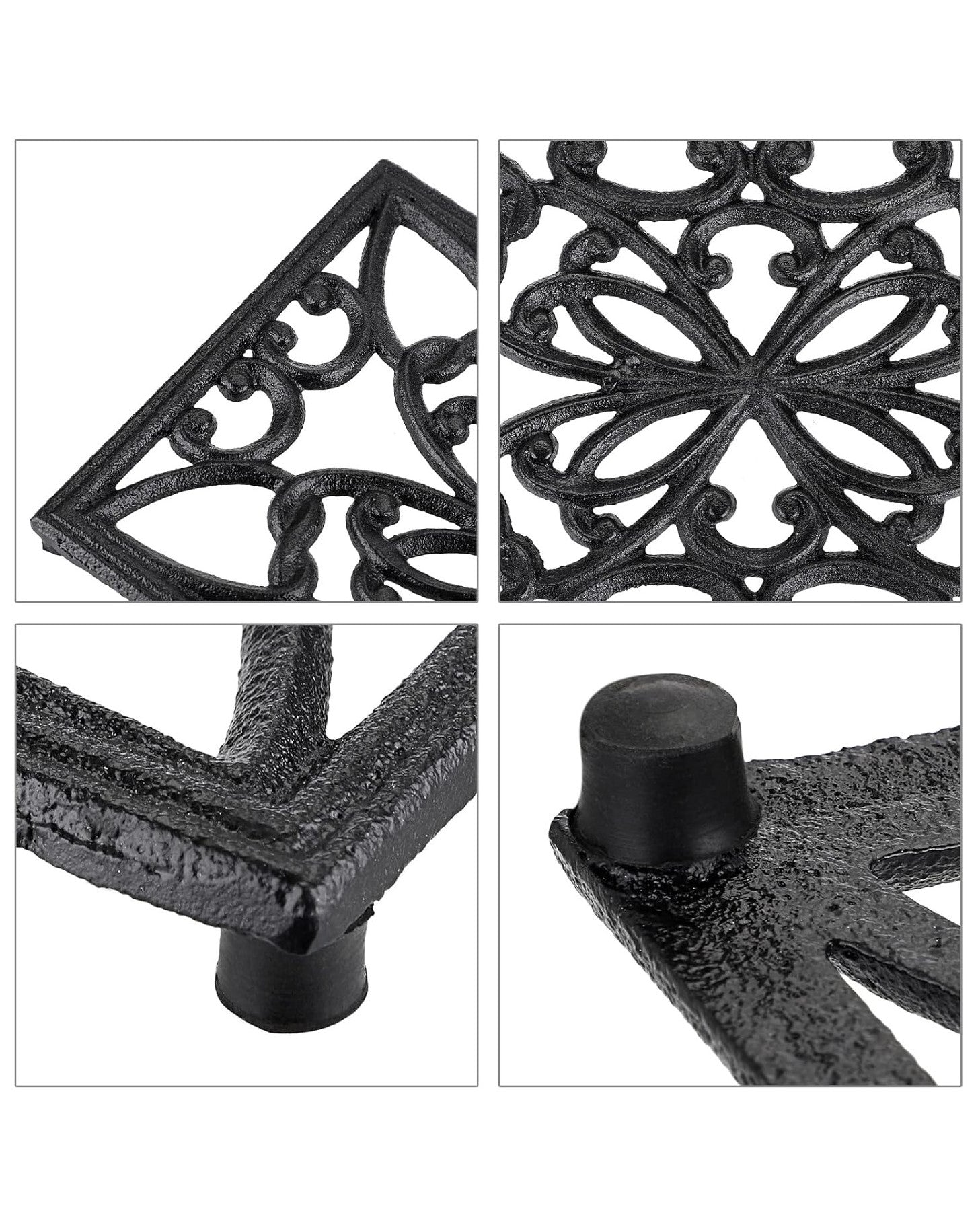 Rustic Charm Cast Iron Trivet 