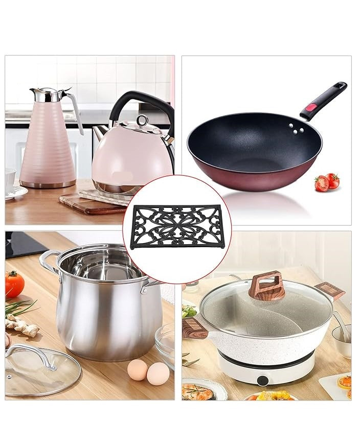 Rustic Charm Cast Iron Trivet 