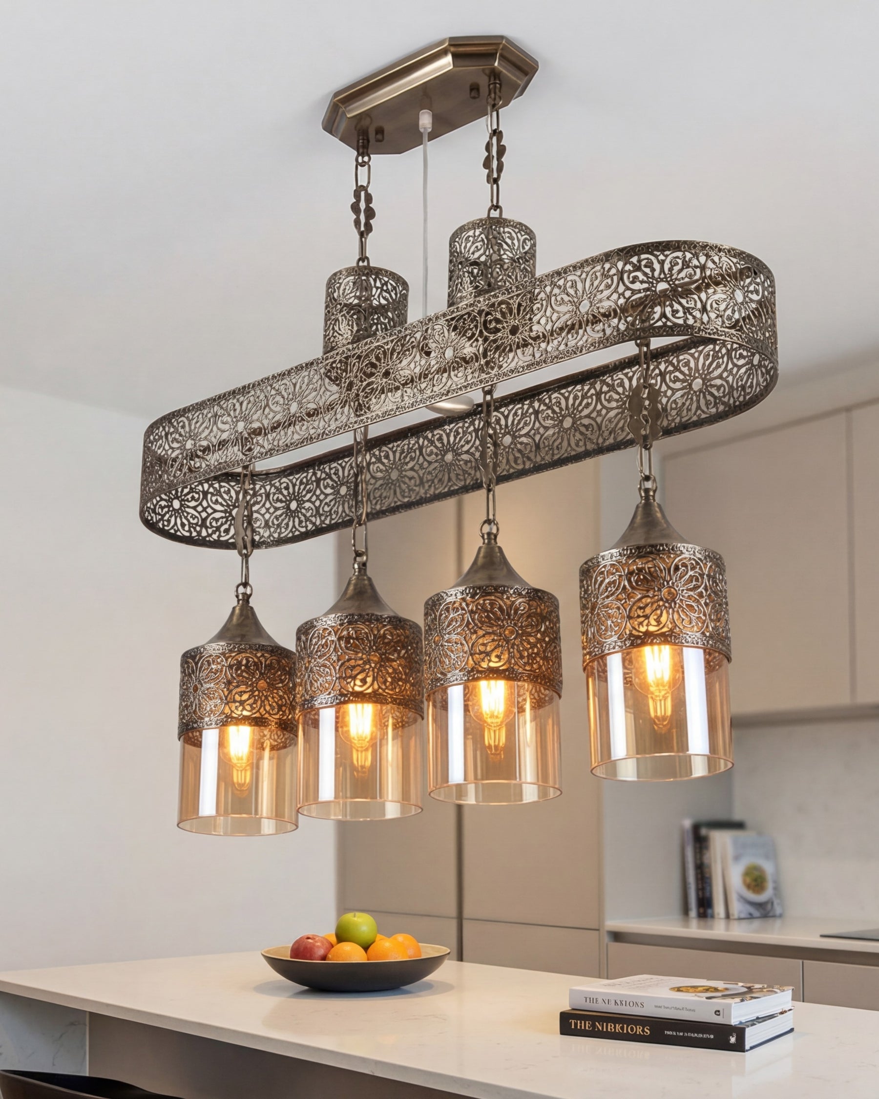 Imperial Filigree Linear Chandelier 