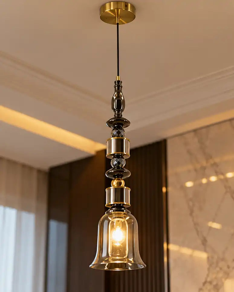 Veyron Eclipse Pendant Light - Smoke