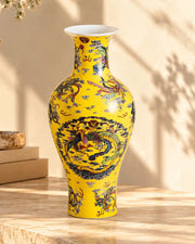 Dragon & Phoenix Ornamental Vase