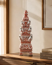'Country Estate' Tulipiere Tower Vase - Red
