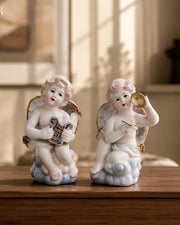 Celestial Melody Angle Cherub - Set Of 2
