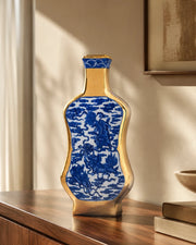 Imperial Dragon Golden Trim Porcelain Vase