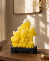 Prosperity Laughing Buddha Figurine - Yellow 