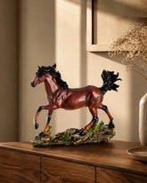 Majestic Running Horse Figurine 