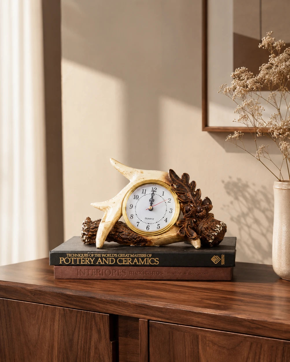 The Antler Table Clock 