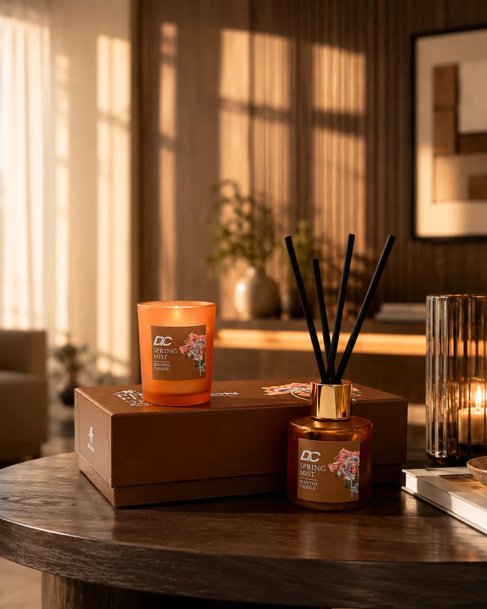 Spring Mist Aroma Candle & Reed Diffuser Set