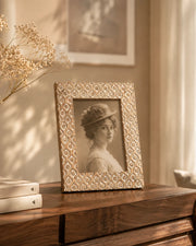 Ivory Mosaic Photo Frame