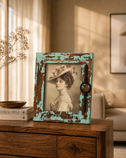 Vintage Mint Distress Frame