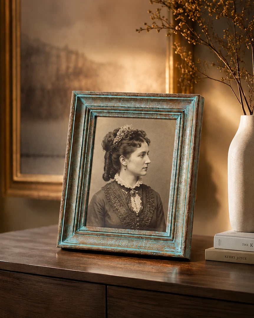 Distressed Farmhouse Wooden Phot Frame 