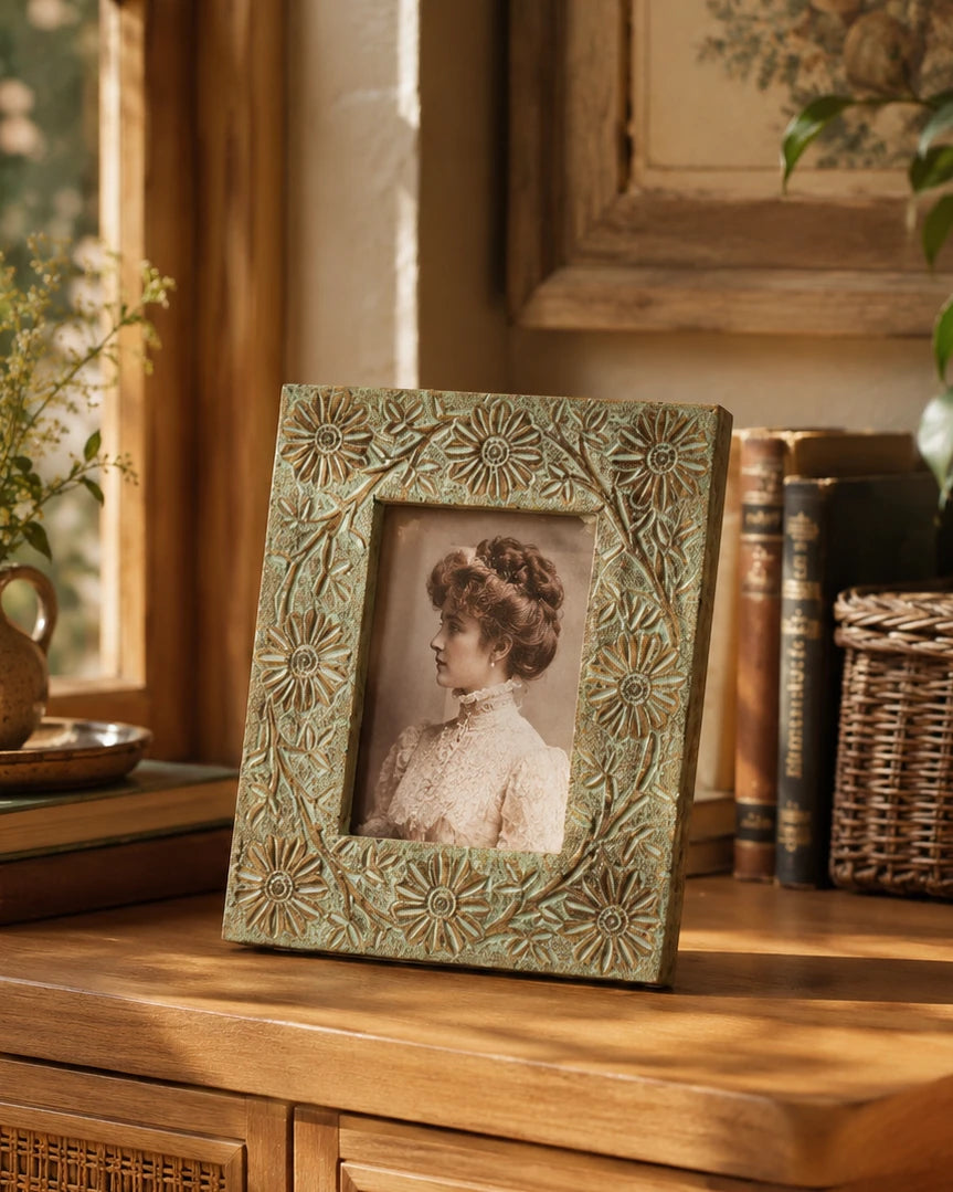 Floral Meadow Artisan Photo Frame 