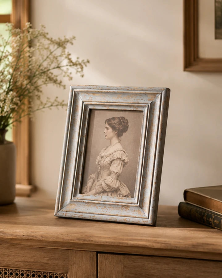 Antique Mistwood Photo Frame 