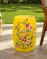 Butterflies Bloom Garden Stool 