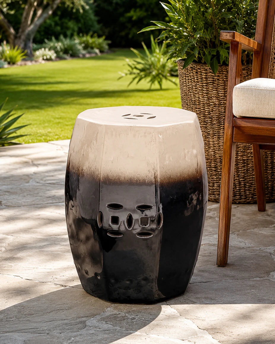 Ebony Mist Garden Stool