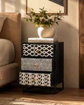 Mosaic Charm Bedside Table 