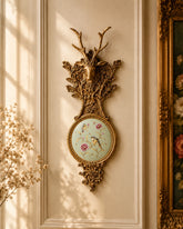 Victorian Antler Floral Wall Accent 