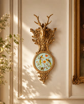 Victorian Antler Floral Wall Accent 