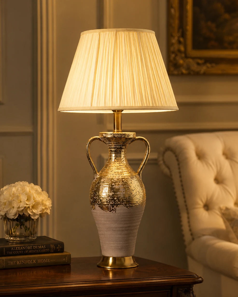 Antique Amphora Glow Table Lamp