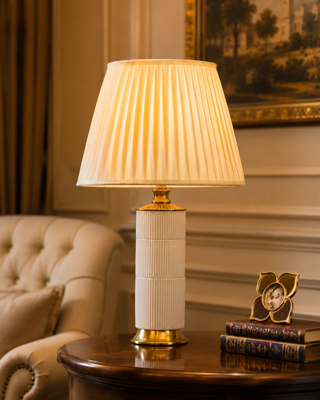 Luxe Fluted Table Lamp