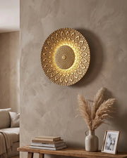 Lotus Disc Wall Light