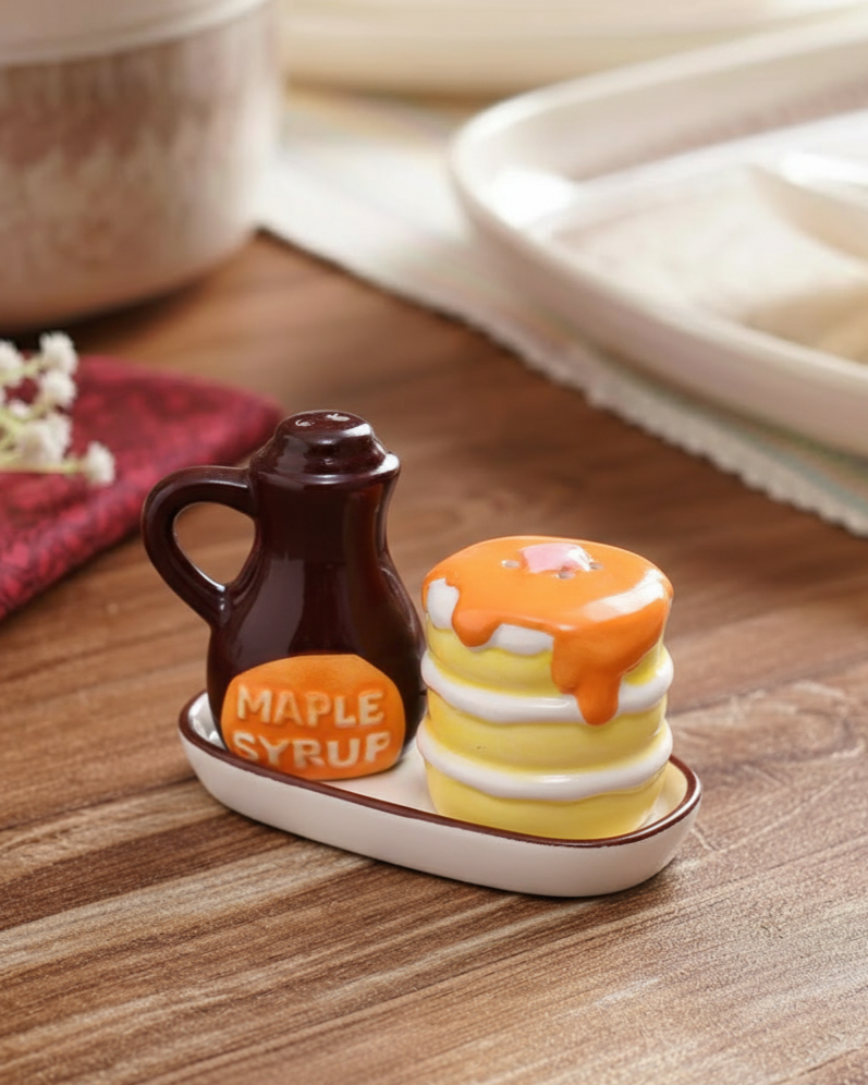 Maple Syruf Salt & Pepper Shaker Set 