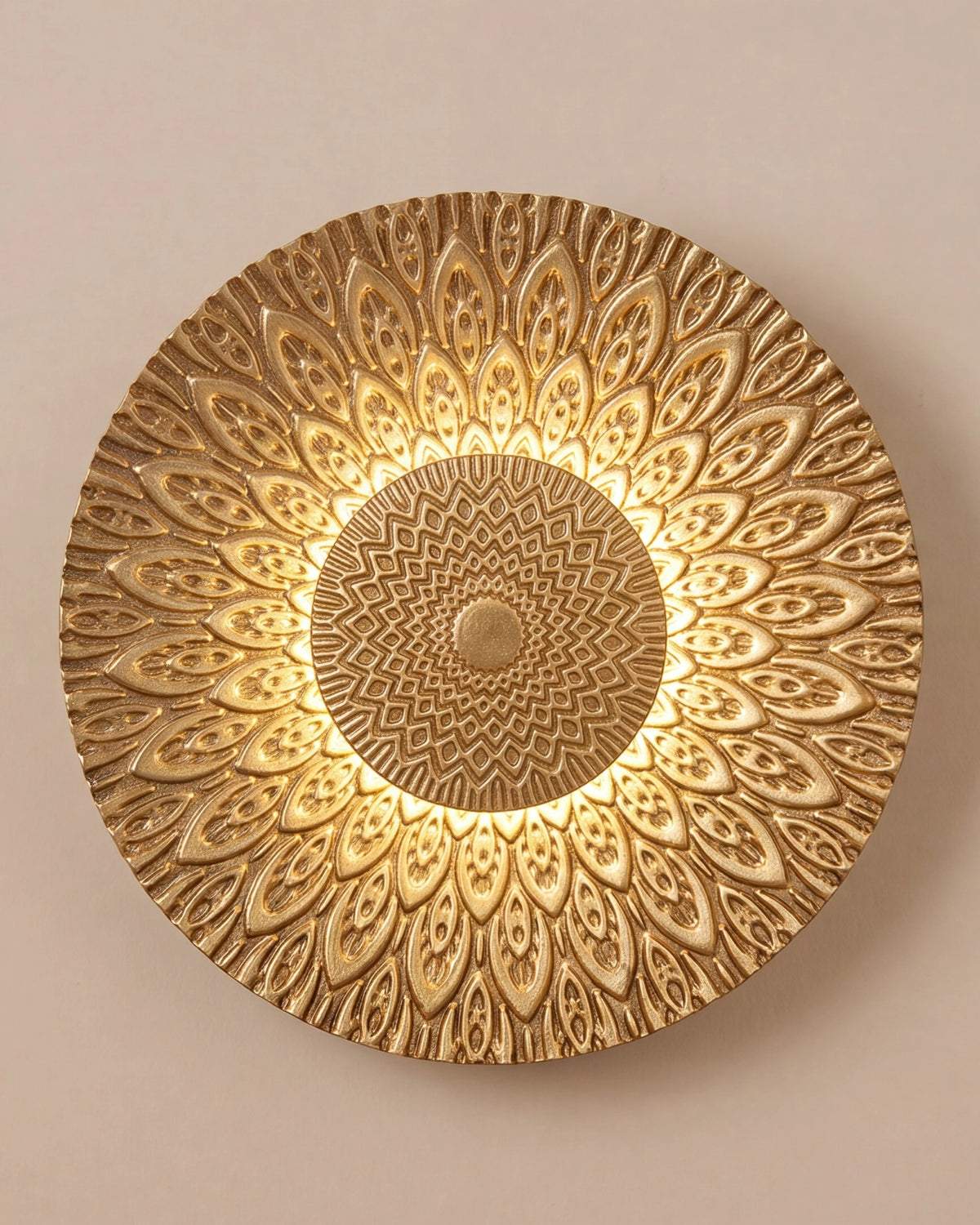 Lotus Disc Wall Light