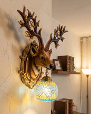 Majestic Stag Wall Light