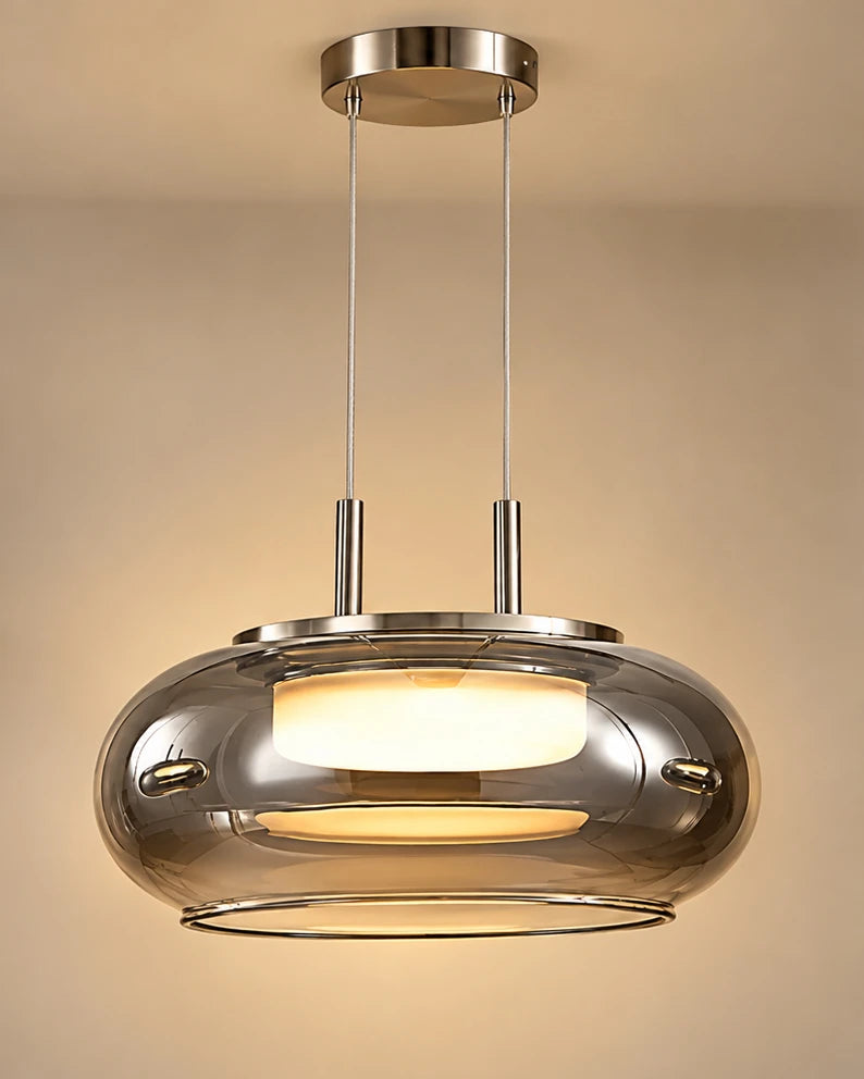 Elora Chrome Halo Pendant Light