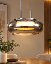Elora Chrome Halo Pendant Light