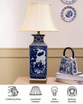 'Saldana' Porcelain Vase Table Lamp