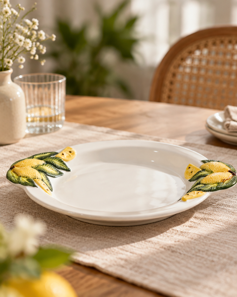 Citrus Lemon Serving Platter