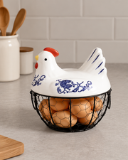 Rooster Egg Basket